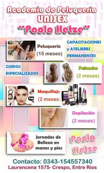 ACADEMIA DE PELUQUERÍA UNISEX de PAOLA HETZE