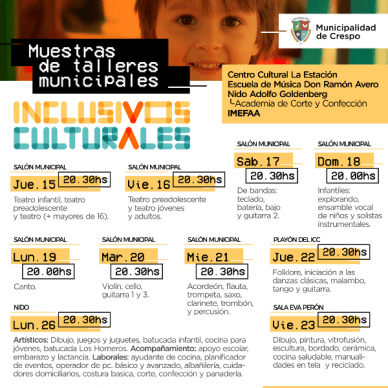 MUESTRAS DE TALLERES