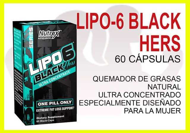 Lipo 6 black hers resultados en mujeres- 60 capsulas - lipo 6 black ultra concentrate nutrex - "quemador de grasa"