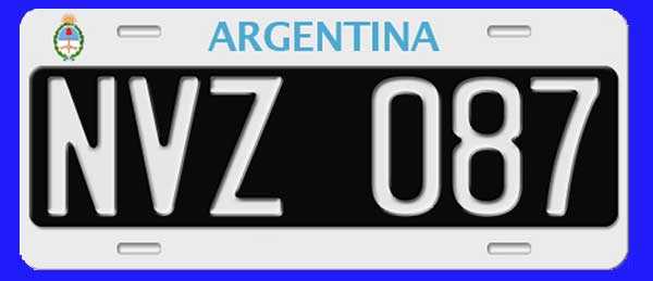 Patente alfanumérica de Argentina correspondiente al año 2014-
"patente N"