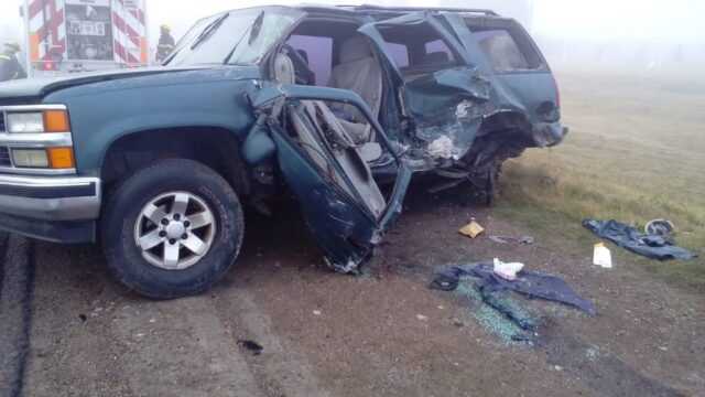 Fuerte accidente en Crespo