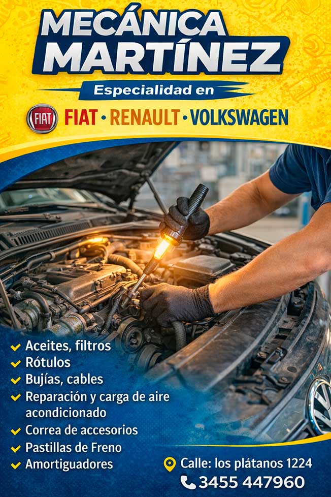 Mecanica Martínez, de Rafael Martínez de Crespo Entre Ríos