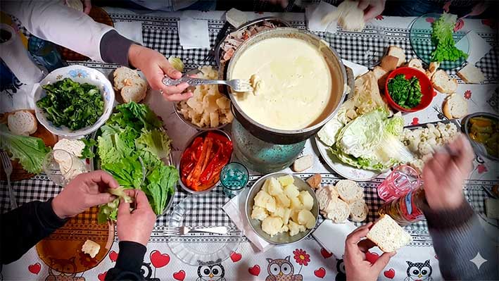 BAGNA CAUDA RECETA FÁCIL PARA 4-6-8-10 20 PERSONAS