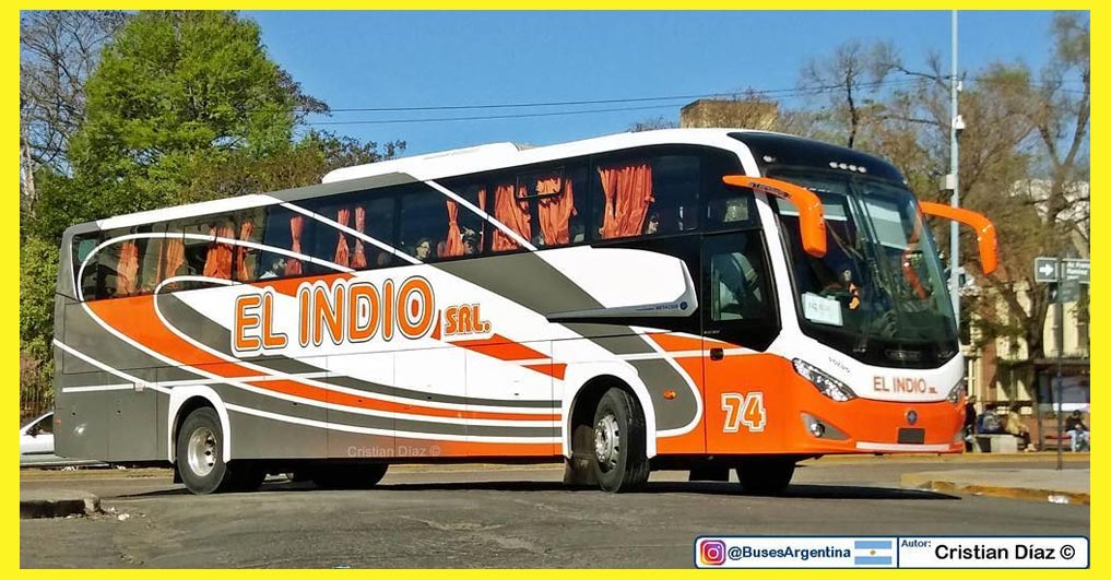 Horarios de colectivos de Empresa El Indio de Diamante Entre Ríos. colectivo el indio