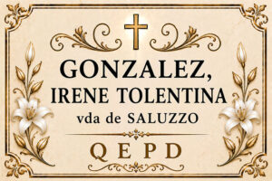 Irene Tolentina Gonzalez Zaluzzo