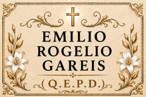 Emilio Rogelio Gareis falleció en Crespo hoy