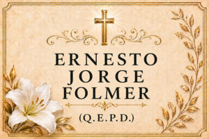 Ernesto Jorge Folmer necrológicas Crespo