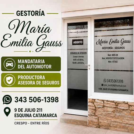 Gestoría María Emilia Gauss Crespo Entre Ríos