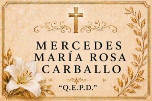 Mercedes María Rosa Carballo falleció en Crespo