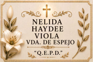 Nelida Haidee Viola viuda de Espejo