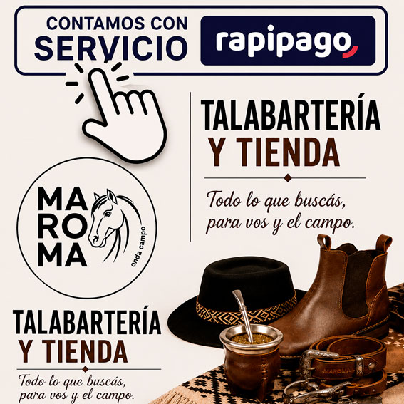 Maroma Talabartería y Tienda de ropa campestre en Crespo Entre Ríos