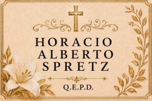 Horacio Alberto Spretz falleció en Crespo el 2 de agosto de 2026