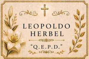 Leopoldo Herbel de Aldea Protestante