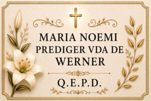 Maria Noemi Prediger vda de werner