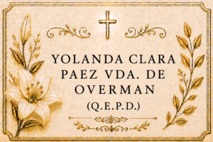 Yolanda Clara Paez vda de Overmann