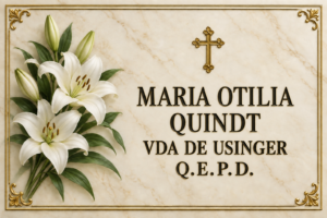 Maria Otilia Quindt viuda de Usinger